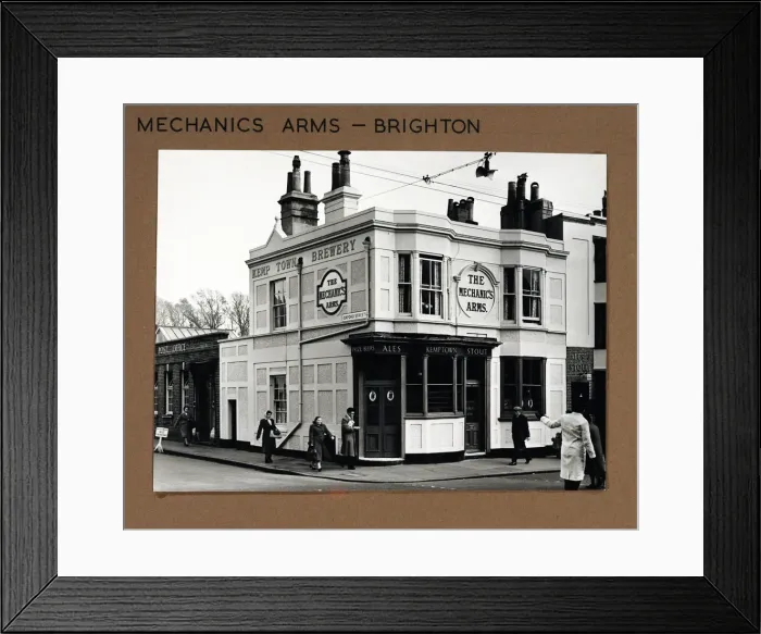 Framed Print : Photograph of Mechanics Arms, Brighton, Sussex Framed Print : Photograph of Mechanics Arms, Brighton, Sussex