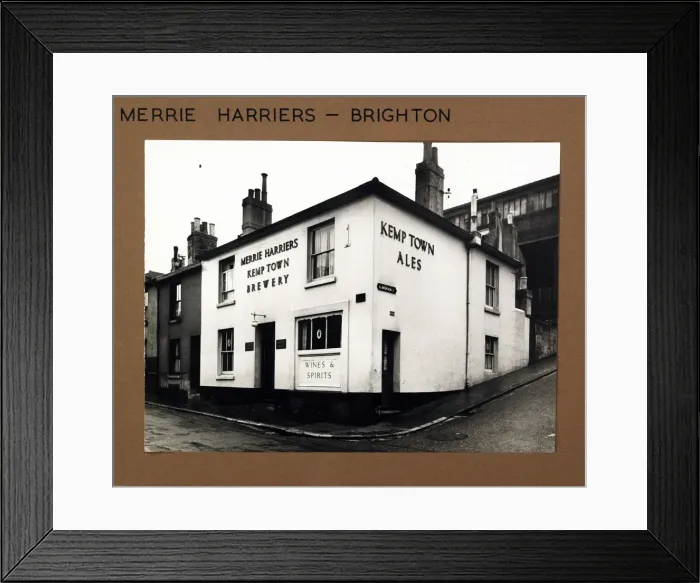 Framed Print : Photograph of Merrie Harriers PH, Brighton, Sussex Framed Print : Photograph of Merrie Harriers PH, Brighton, Sussex