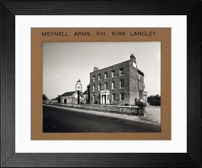 Framed Print : Photograph of Meynell Arms, Kirk Langley, Derbyshire Framed Print : Photograph of Meynell Arms, Kirk Langley, Derbyshire