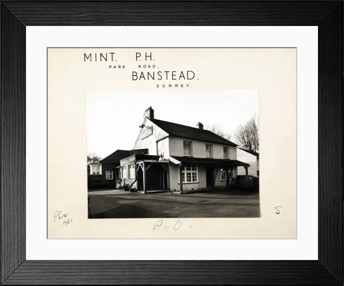 Framed Print : Photograph of Mint PH, Banstead, Surrey Framed Print : Photograph of Mint PH, Banstead, Surrey