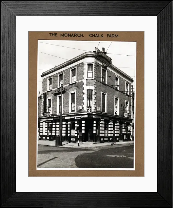 Framed Print : Photograph of Monarch PH, Chalk Farm, London Framed Print : Photograph of Monarch PH, Chalk Farm, London