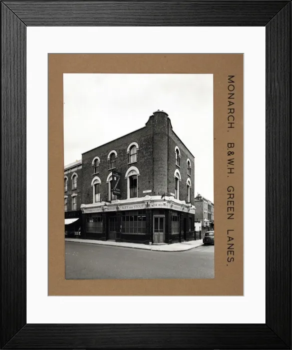 Framed Print : Photograph of Monarch PH, Green Lanes, London Framed Print : Photograph of Monarch PH, Green Lanes, London