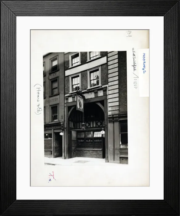 Framed Print : Photograph of Moorings PH, Tower, London Framed Print : Photograph of Moorings PH, Tower, London