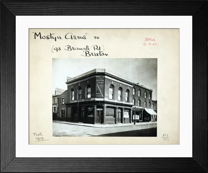Framed Print : Photograph of Mostyn Arms, Brixton, London Framed Print : Photograph of Mostyn Arms, Brixton, London
