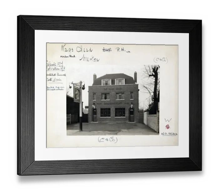 Framed Print : Photograph of Nags Head PH, Merton (New), London Framed Print : Photograph of Nags Head PH, Merton (New), London