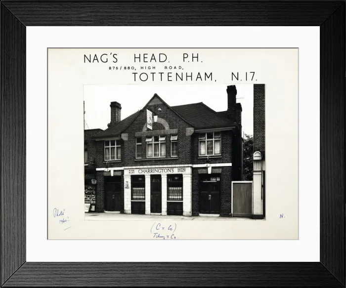 Framed Print : Photograph of Nags Head PH, Tottenham (New), London