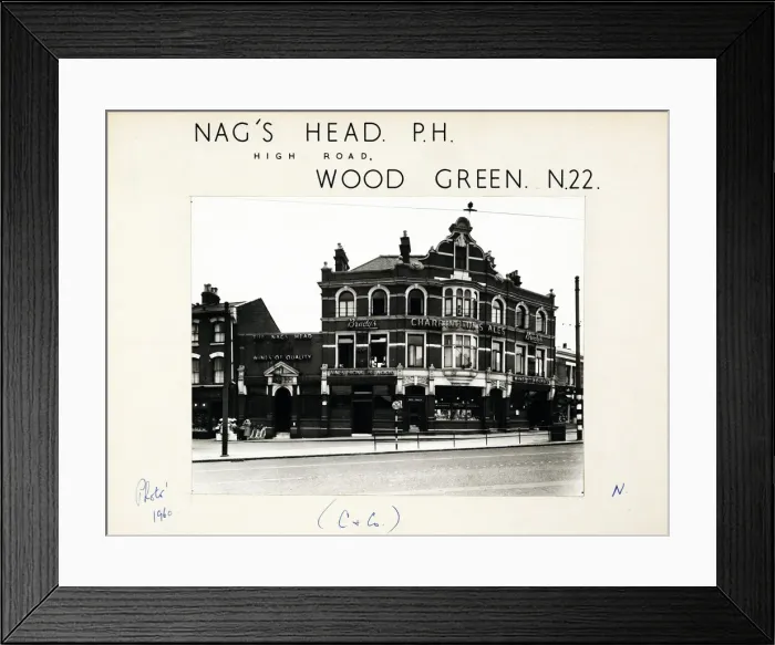 Framed Print : Photograph of Nags Head PH, Wood Green, London Framed Print : Photograph of Nags Head PH, Wood Green, London