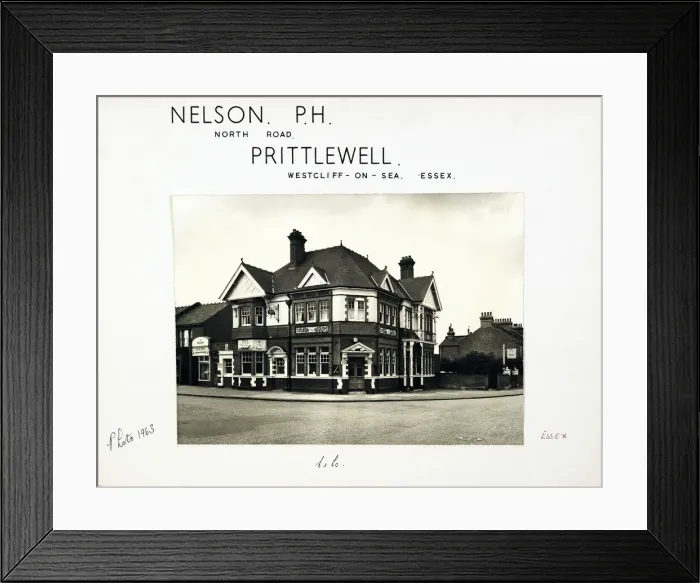 Framed Print : Photograph of Nelson PH, Prittlewell, Essex Framed Print : Photograph of Nelson PH, Prittlewell, Essex