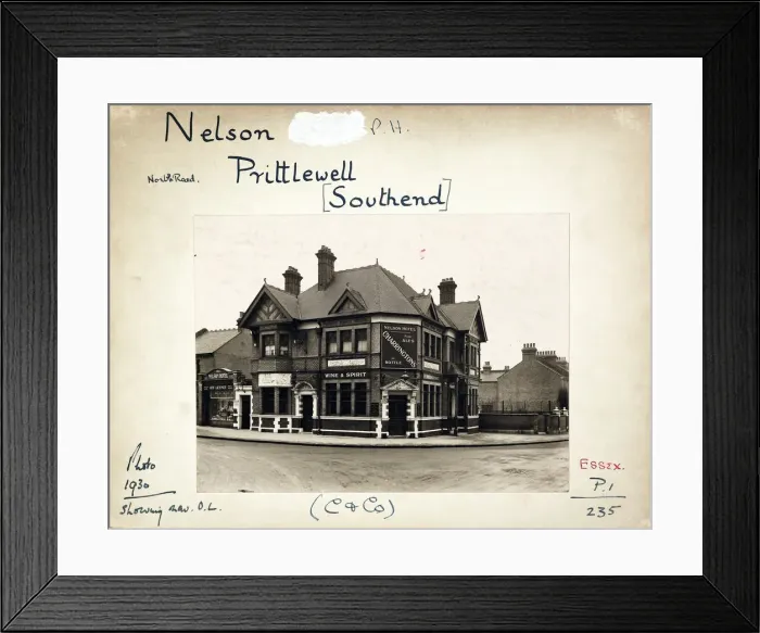 Framed Print : Photograph of Nelson PH, Prittlewell, Essex Framed Print : Photograph of Nelson PH, Prittlewell, Essex