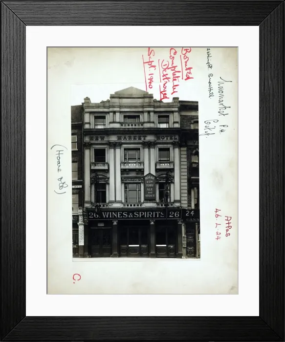 Framed Print : Photograph of Newmarket PH, City (Old), London Framed Print : Photograph of Newmarket PH, City (Old), London