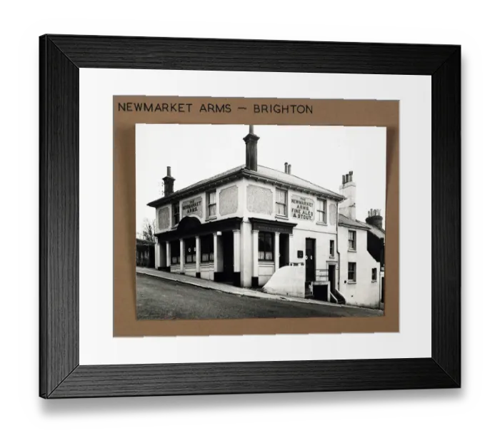 Framed Print : Photograph of Newmarket Arms, Brighton, Sussex Framed Print : Photograph of Newmarket Arms, Brighton, Sussex