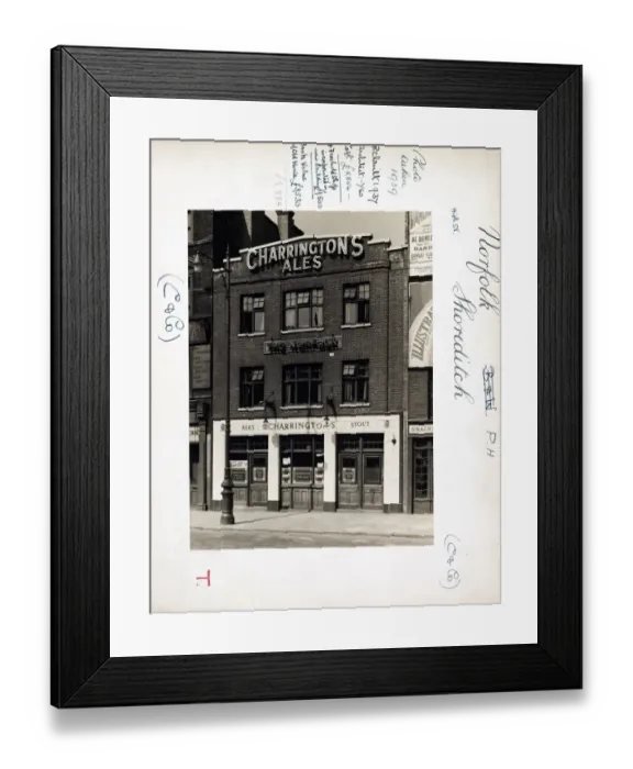 Framed Print : Photograph of Norfolk PH, Shoreditch (New), London Framed Print : Photograph of Norfolk PH, Shoreditch (New), London