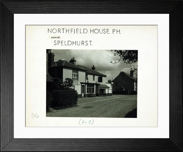 Framed Print : Photograph of Northfield House PH, Speldhurst, Kent Framed Print : Photograph of Northfield House PH, Speldhurst, Kent