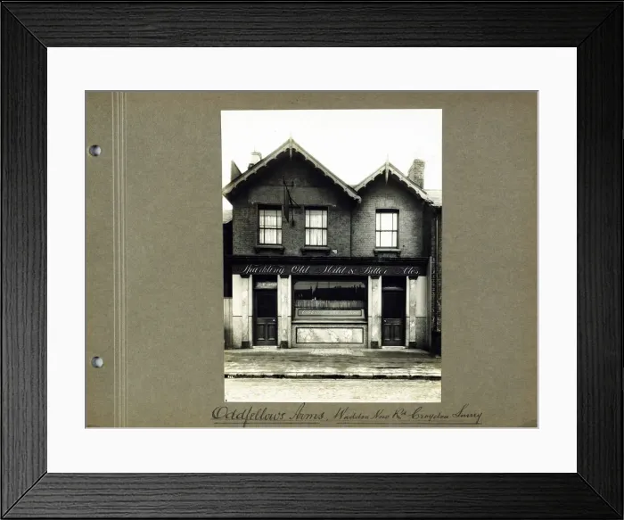 Framed Print : Photograph of Oddfellows Arms, Croydon, Surrey Framed Print : Photograph of Oddfellows Arms, Croydon, Surrey