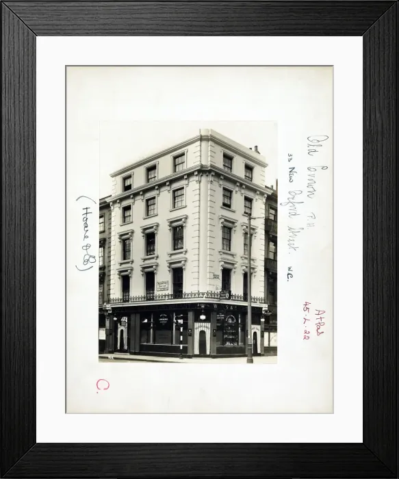 Framed Print : Photograph of Old Crown PH, Bloomsbury, London Framed Print : Photograph of Old Crown PH, Bloomsbury, London