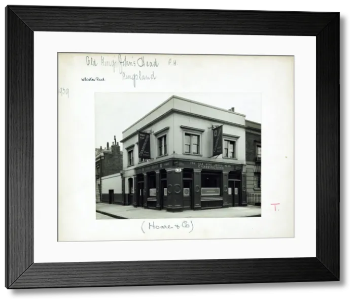 Framed Print : Photograph of Old King Johns Head PH, Kingsland, London Framed Print : Photograph of Old King Johns Head PH, Kingsland, London