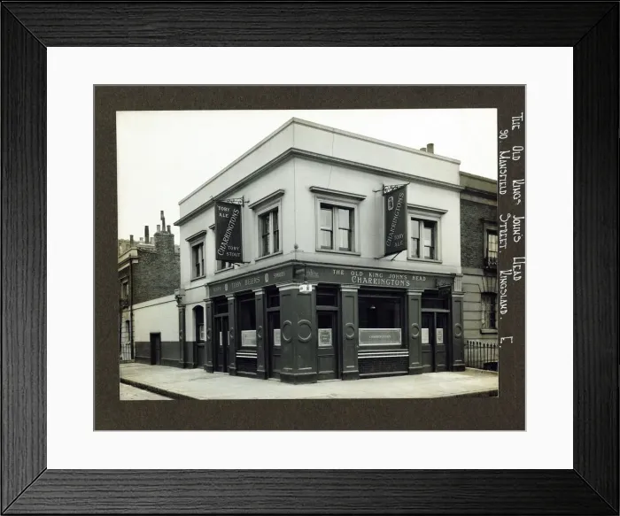Framed Print : Photograph of Old King Johns Head PH, Kingsland, London Framed Print : Photograph of Old King Johns Head PH, Kingsland, London