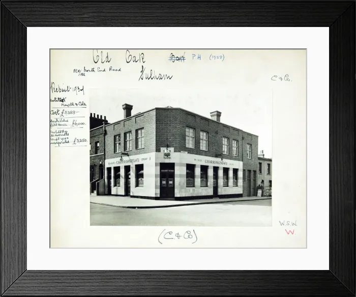 Framed Print : Photograph of Old Oak PH, Fulham (New), London Framed Print : Photograph of Old Oak PH, Fulham (New), London