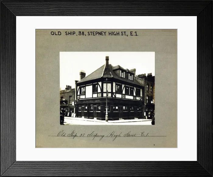Framed Print : Photograph of Old Ship PH, Stepney, London Framed Print : Photograph of Old Ship PH, Stepney, London