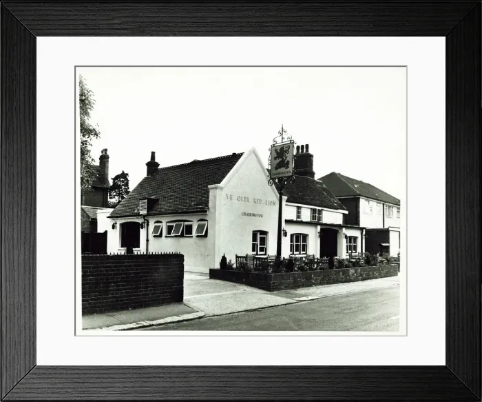 Framed Print : Photograph of Olde Red Lion PH, Cheam, Greater London Framed Print : Photograph of Olde Red Lion PH, Cheam, Greater London
