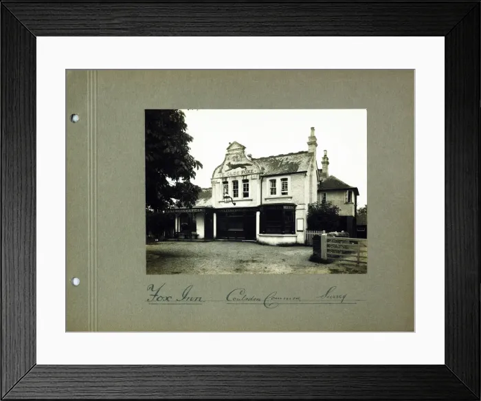 Framed Print : Photograph of Olde Foxe PH, Coulsdon Common, Surrey Framed Print : Photograph of Olde Foxe PH, Coulsdon Common, Surrey