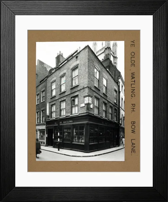 Framed Print : Photograph of Olde Watling PH, Bow, London Framed Print : Photograph of Olde Watling PH, Bow, London