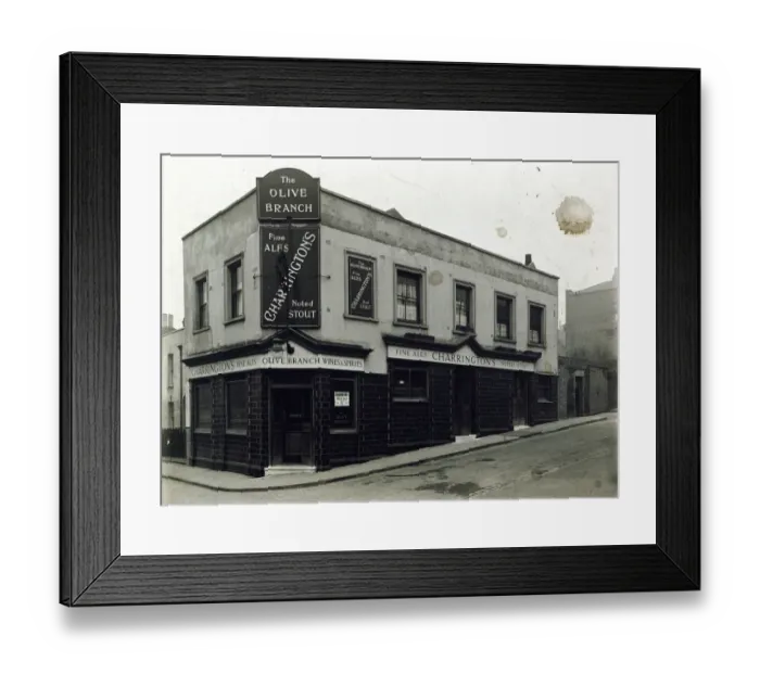 Framed Print : Photograph of Olive Branch PH, Lewisham, London Framed Print : Photograph of Olive Branch PH, Lewisham, London
