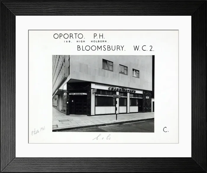 Framed Print : Photograph of Oporto PH, Holborn, London Framed Print : Photograph of Oporto PH, Holborn, London