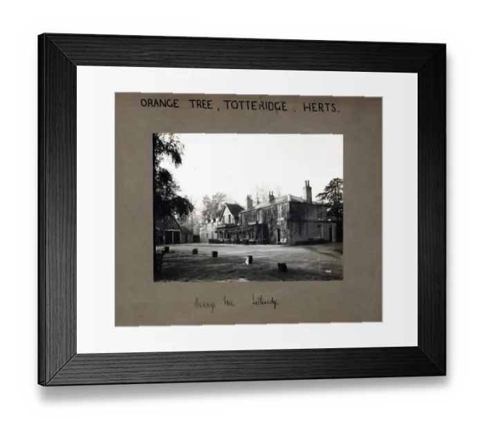 Framed Print : Photograph of Orange Tree PH, Totteridge, London Framed Print : Photograph of Orange Tree PH, Totteridge, London