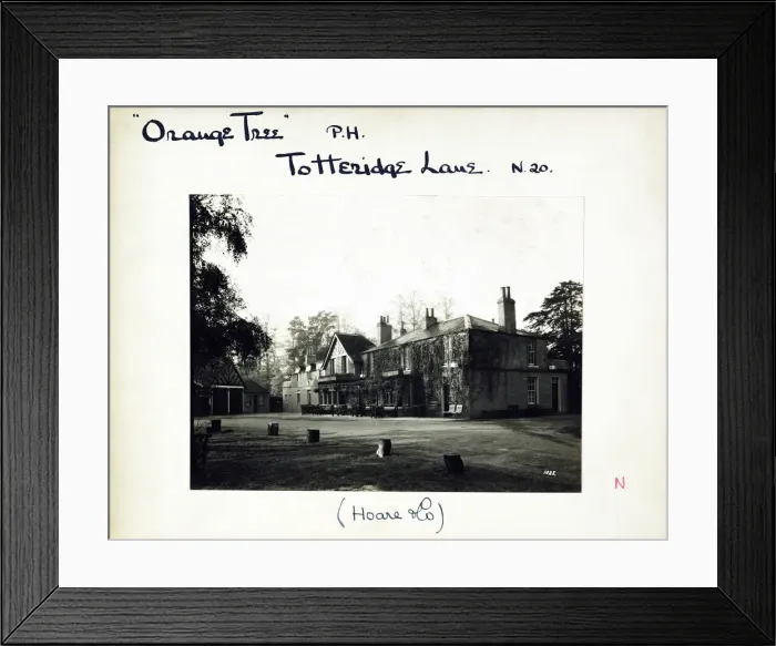 Framed Print : Photograph of Orange Tree PH, Totteridge, London Framed Print : Photograph of Orange Tree PH, Totteridge, London