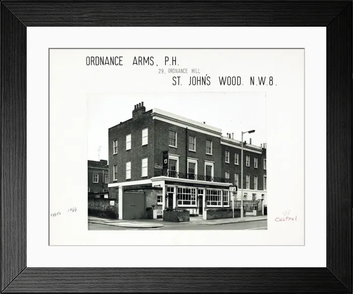 Framed Print : Photograph of Ordnance Arms, St Johns Wood, London Framed Print : Photograph of Ordnance Arms, St Johns Wood, London