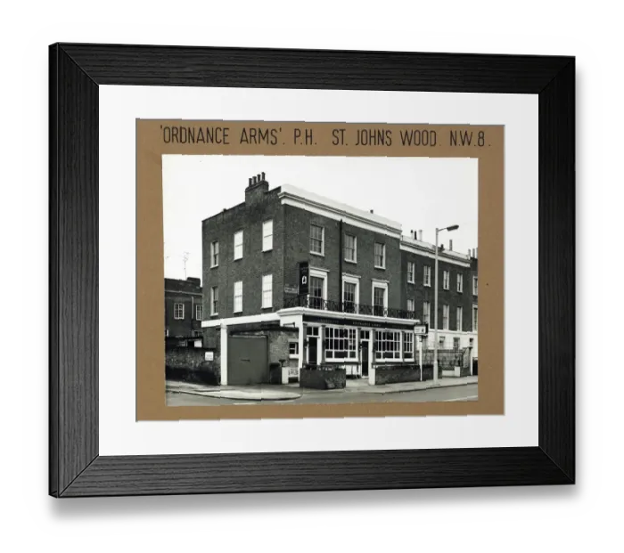 Framed Print : Photograph of Ordnance Arms, St Johns Wood, London Framed Print : Photograph of Ordnance Arms, St Johns Wood, London