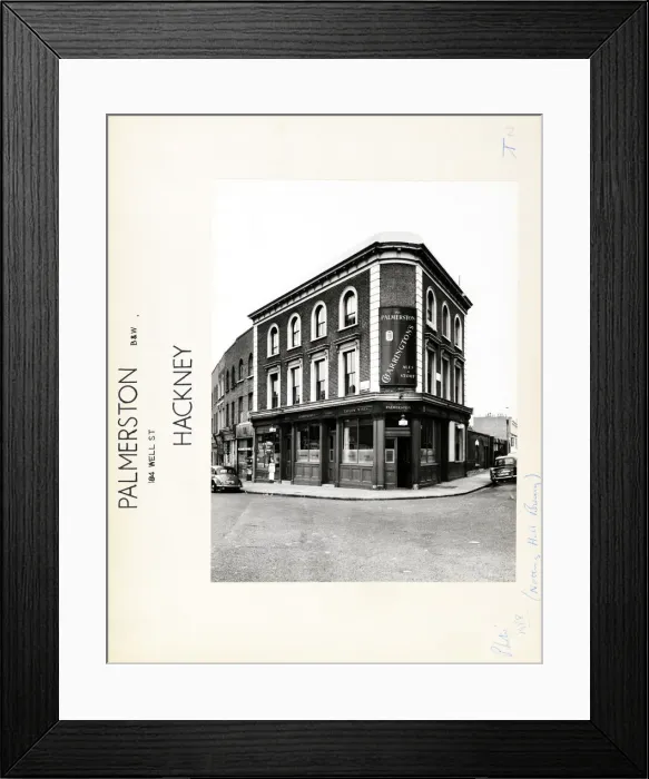 Framed Print : Photograph of Palmerston PH, Hackney, London Framed Print : Photograph of Palmerston PH, Hackney, London