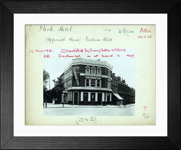 Framed Print : Photograph of Park Hotel, Victoria Park, London Framed Print : Photograph of Park Hotel, Victoria Park, London