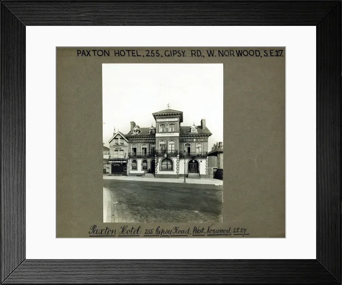 Framed Print : Photograph of Paxton Hotel, West Norwood, London Framed Print : Photograph of Paxton Hotel, West Norwood, London
