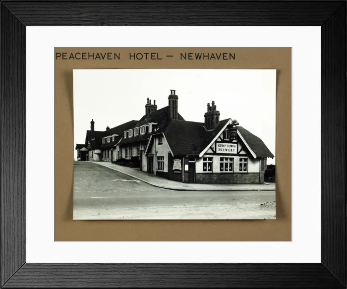Framed Print : Photograph of Peacehaven Hotel, Newhaven, Sussex Framed Print : Photograph of Peacehaven Hotel, Newhaven, Sussex