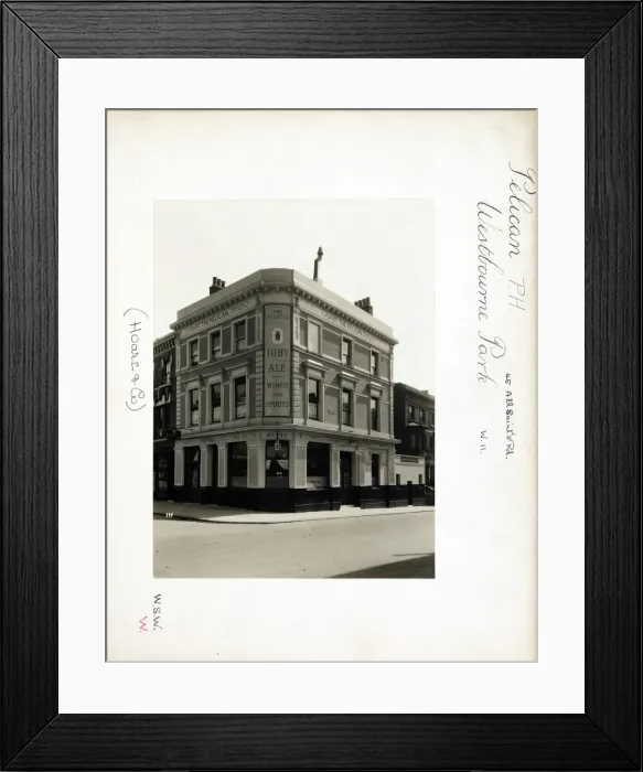 Framed Print : Photograph of Pelican PH, Westbourne Park, London Framed Print : Photograph of Pelican PH, Westbourne Park, London