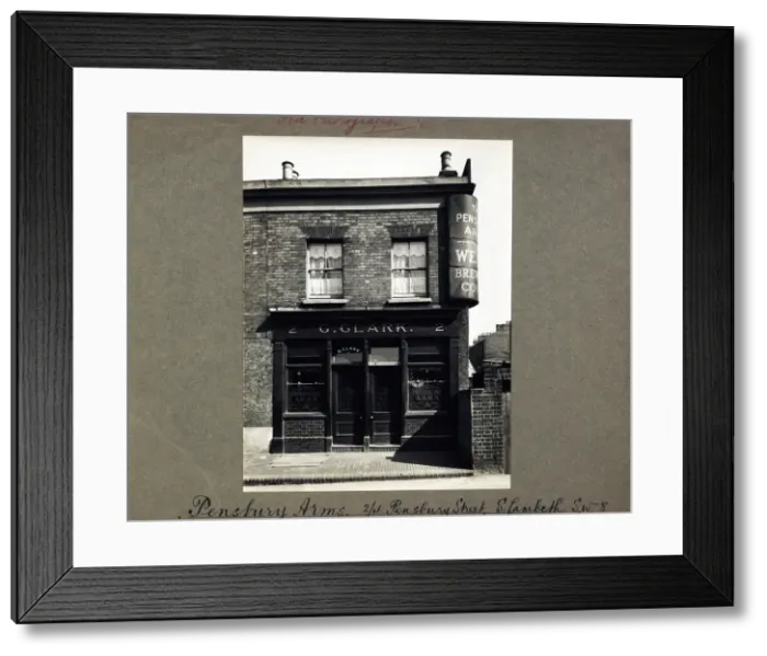 Framed Print : Photograph of Pensbury Arms, Wandsworth (New), London Framed Print : Photograph of Pensbury Arms, Wandsworth (New), London
