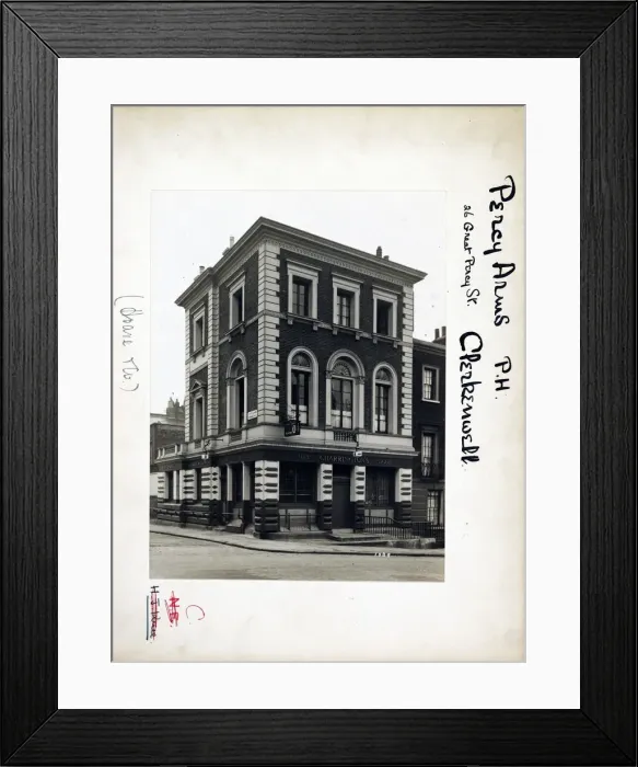 Framed Print : Photograph of Percy Arms, Clerkenwell, London Framed Print : Photograph of Percy Arms, Clerkenwell, London