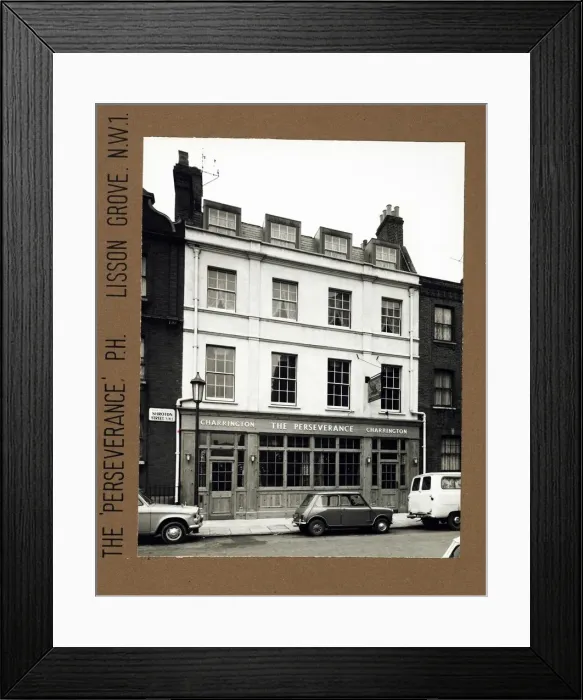 Framed Print : Photograph of Perseverance PH, Marylebone, London Framed Print : Photograph of Perseverance PH, Marylebone, London