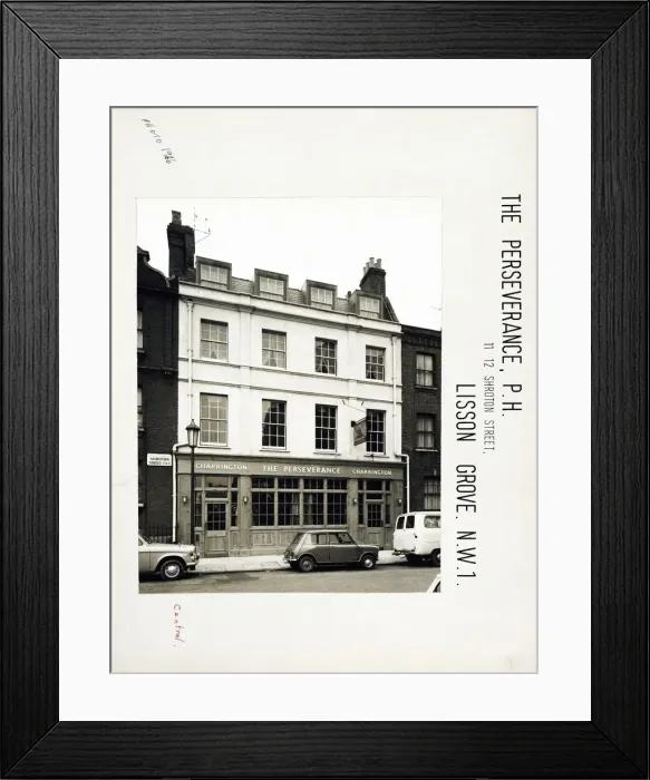 Framed Print : Photograph of Perseverance PH, Marylebone, London Framed Print : Photograph of Perseverance PH, Marylebone, London