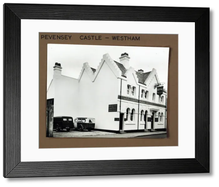 Framed Print : Photograph of Pevensey Castle PH, Westham, Sussex Framed Print : Photograph of Pevensey Castle PH, Westham, Sussex