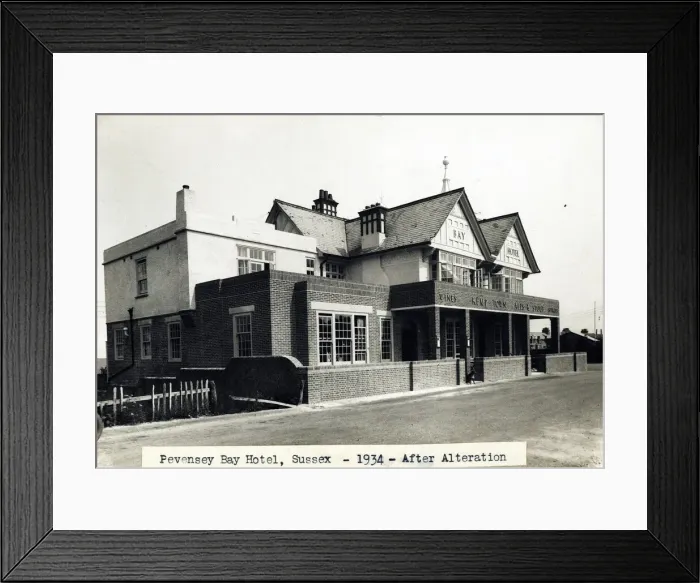 Framed Print : Photograph of Pevensey Bay Hotel, Pevensey (New), Sussex Framed Print : Photograph of Pevensey Bay Hotel, Pevensey (New), Sussex