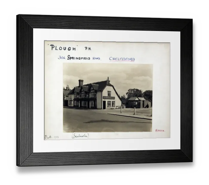 Framed Print : Photograph of Plough PH, Chelmsford, Essex Framed Print : Photograph of Plough PH, Chelmsford, Essex