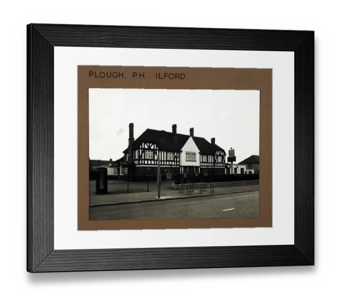 Framed Print : Photograph of Plough PH, Ilford, Essex Framed Print : Photograph of Plough PH, Ilford, Essex