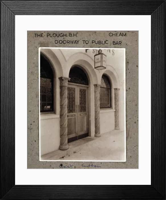 Framed Print : Photograph of Plough PH, West Sutton, Surrey Framed Print : Photograph of Plough PH, West Sutton, Surrey