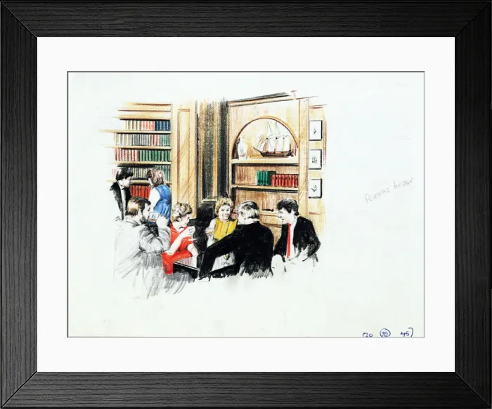 Framed Print : Sketch of Porters Lodge PH, City, London Framed Print : Sketch of Porters Lodge PH, City, London