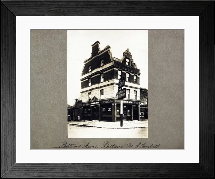 Framed Print : Photograph of Portland Arms, Lambeth, London Framed Print : Photograph of Portland Arms, Lambeth, London