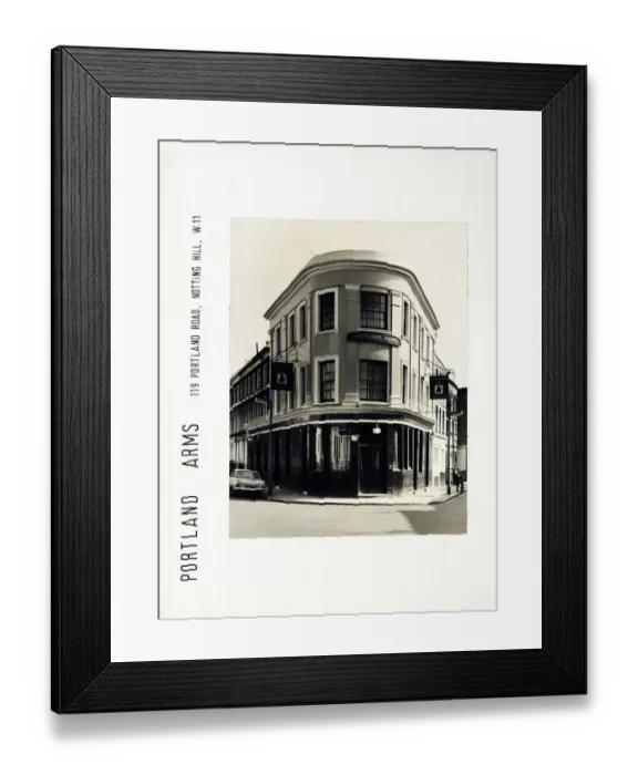 Framed Print : Photograph of Portland Arms, Notting Hill, London Framed Print : Photograph of Portland Arms, Notting Hill, London