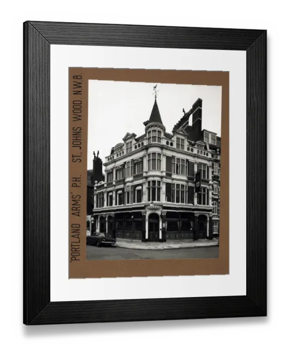 Framed Print : Photograph of Portland Arms, St Johns Wood, London Framed Print : Photograph of Portland Arms, St Johns Wood, London